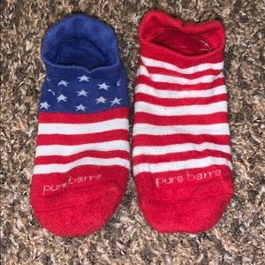 Pure Barre American Flag Sticky Socks 5 for $25